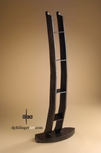 Architect's Podium--Jacob's Ladder-Mild Steel-dpEtlingerArt.com
