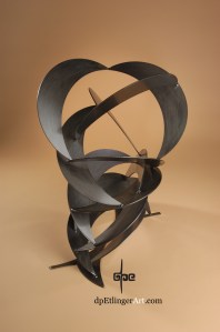 Crescent Wave-Mild Steel-dpEtlingerArt.com