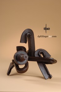 Sitting n' Waiting-Cast Iron-railroad pieces-dpEtlingerArt.com