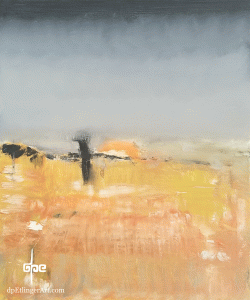 Setting-oil on canvas-dpEtlingerArt.com