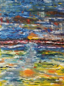 Kelvin Wake-Oil on Canvas-30"x40"--dpEtlingerArt.com