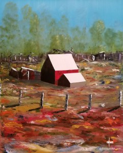 Outside the Wire; Oil on Canvas; 24x30-dpEtlingerart.com